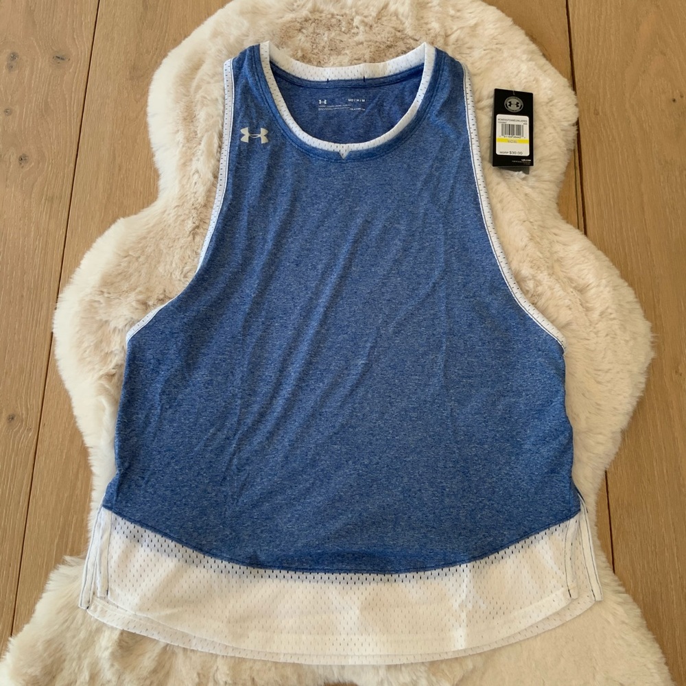 Under Armour Blue Tank Top Size M